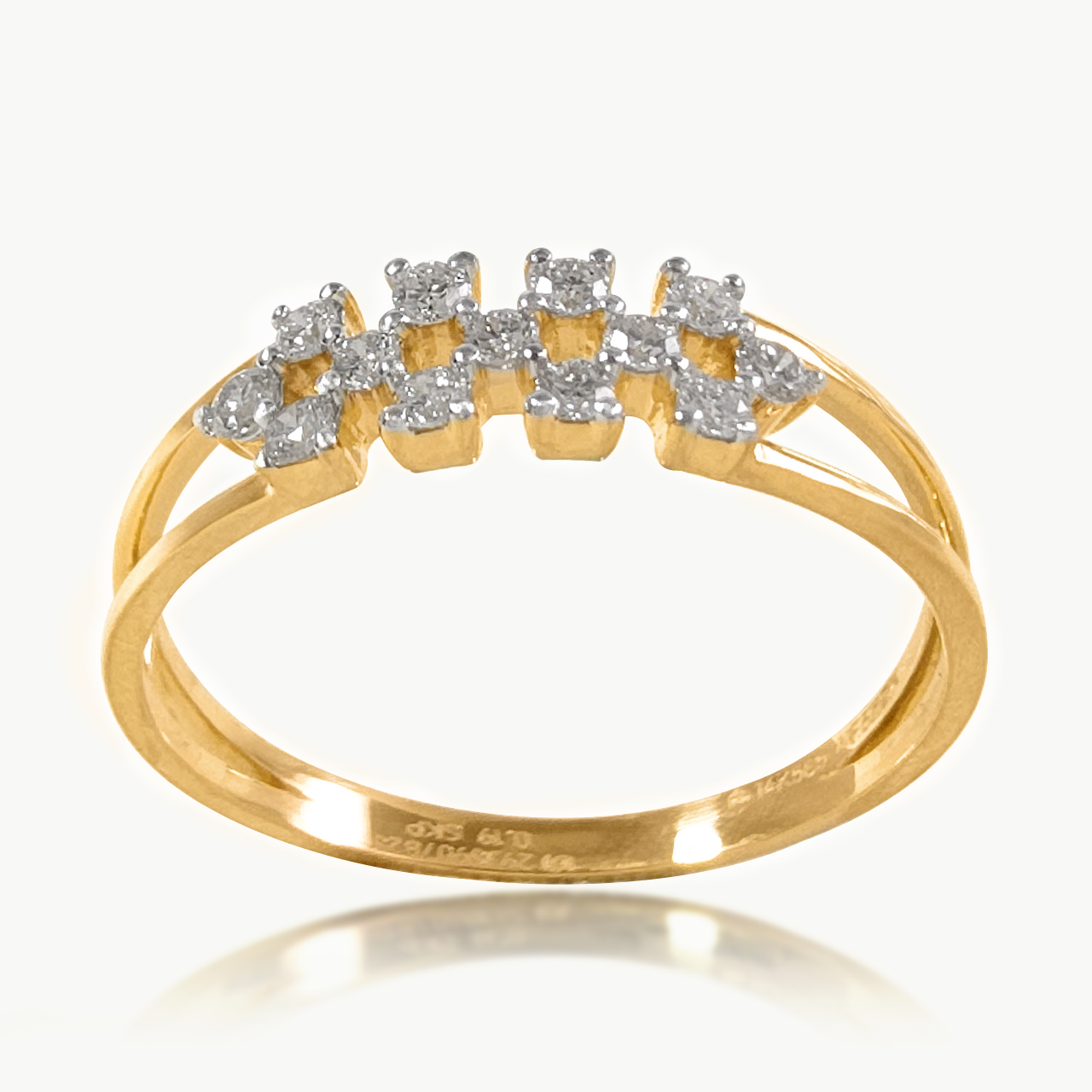 Twilight Spark Diamond Ring
