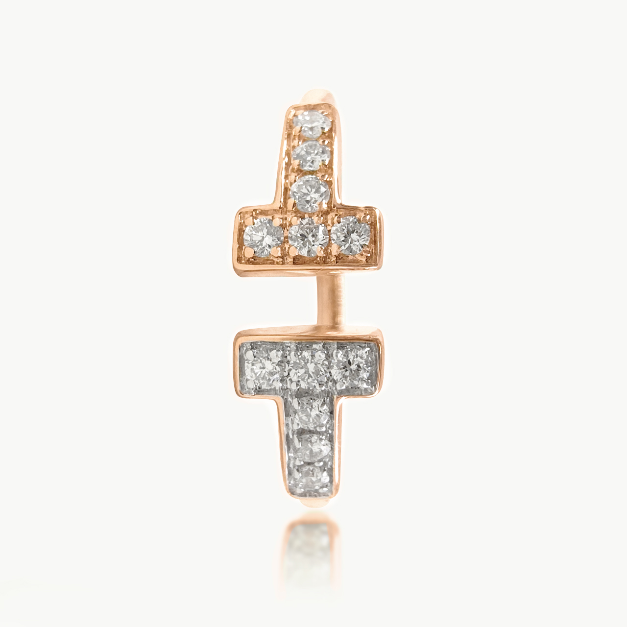 Parallel Gate Diamond Ring