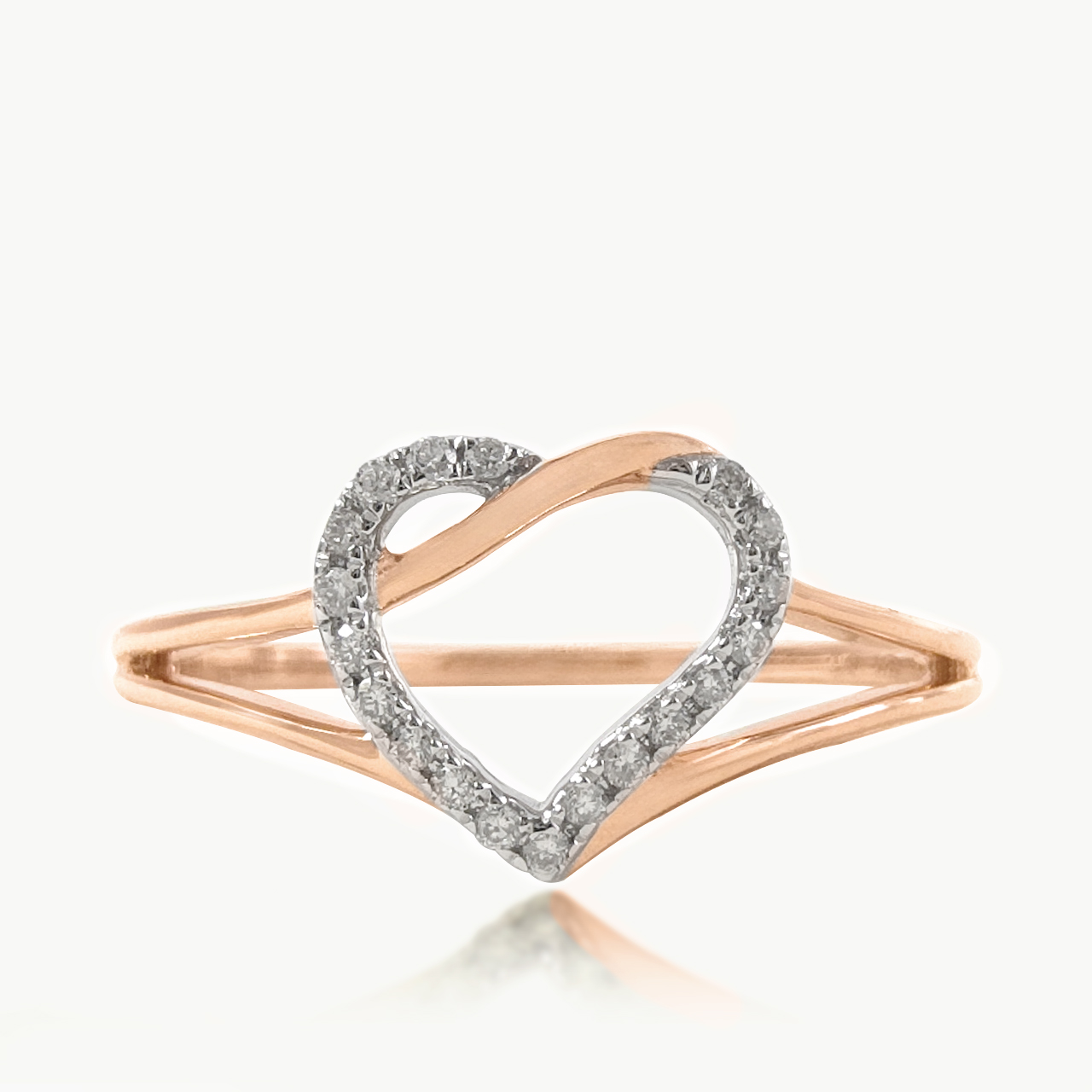 Infinite Heartbeat Diamond Ring