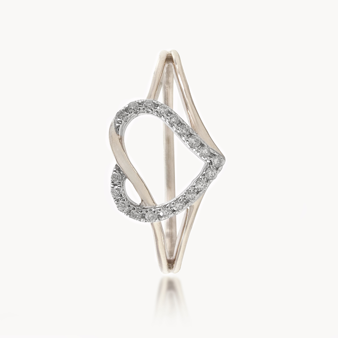 Infinite Heartbeat Diamond Ring