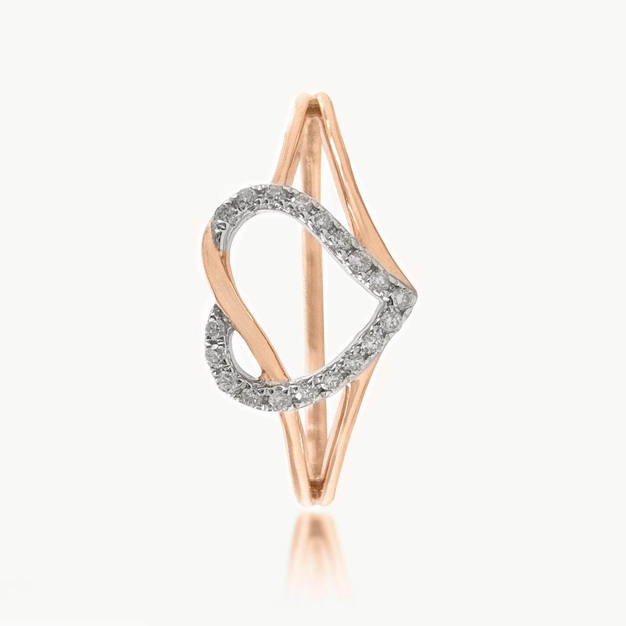 Infinite Heartbeat Diamond Ring