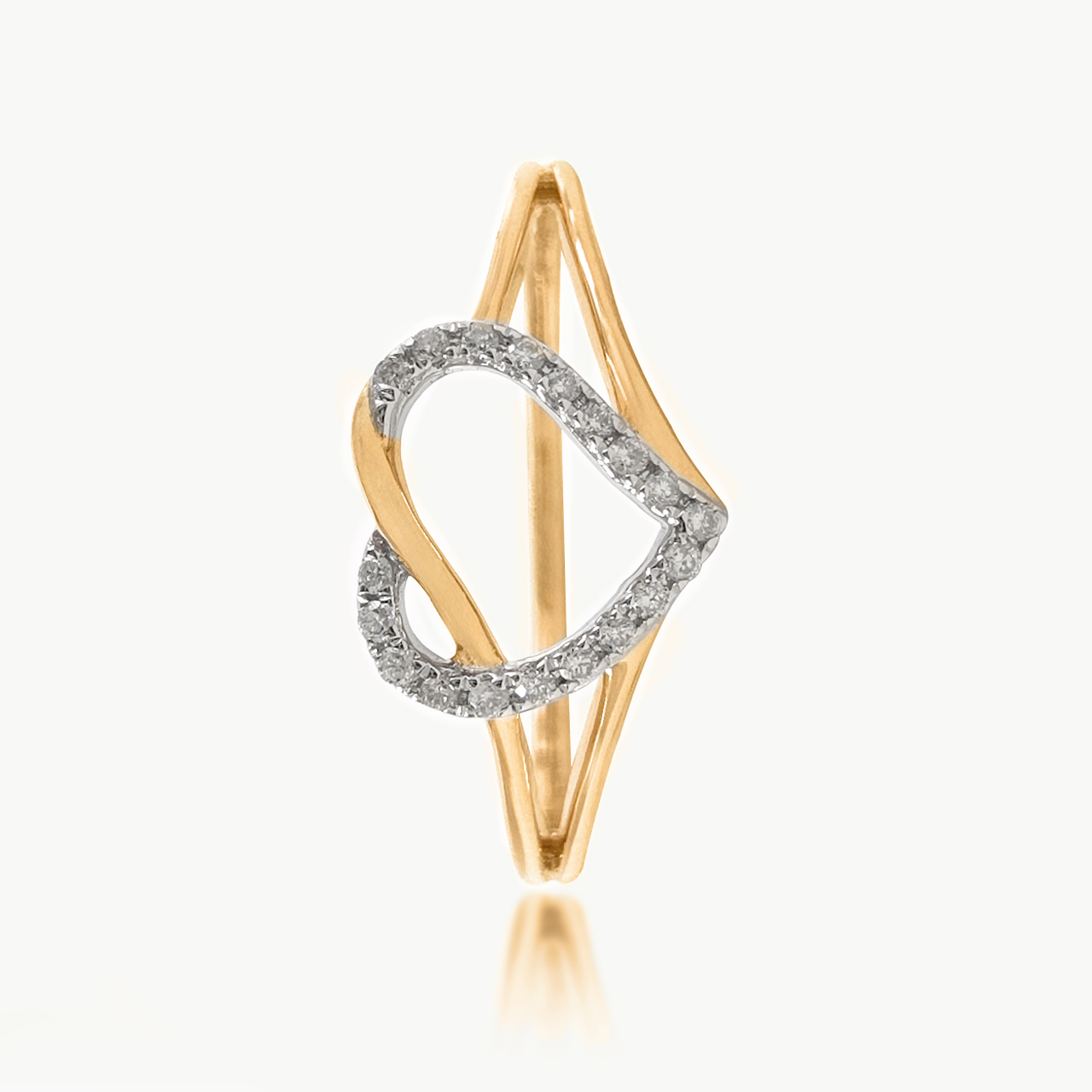 Infinite Heartbeat Diamond Ring