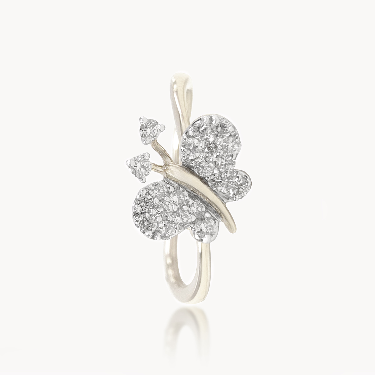 Crystal Wings Diamond Ring