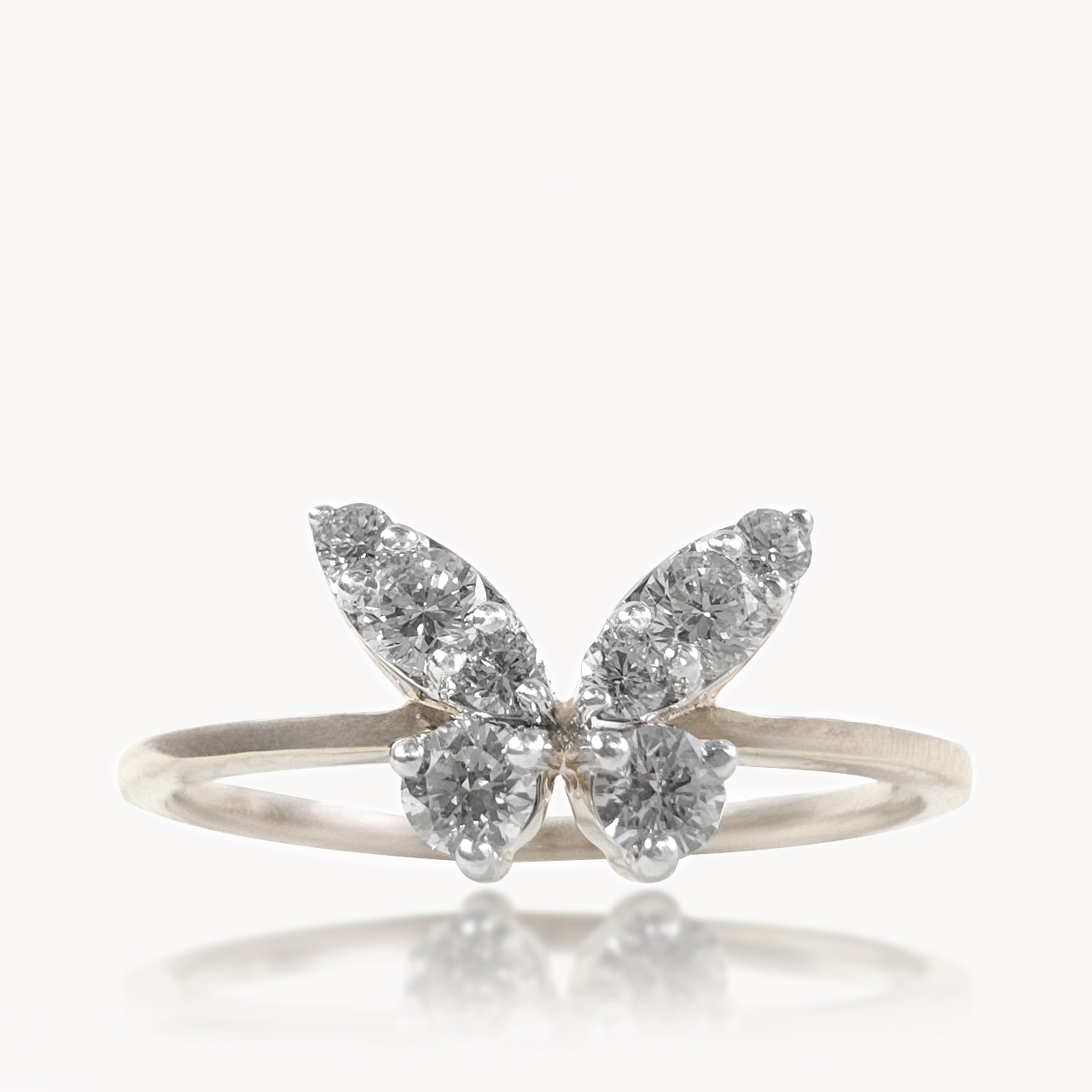 Little Butterfly Diamond Ring