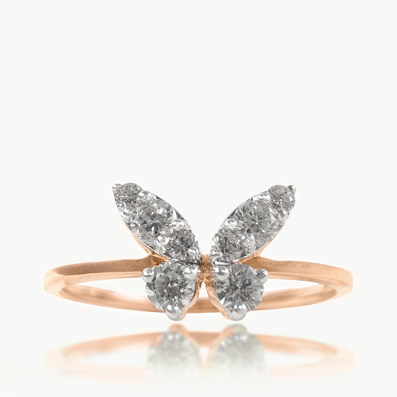 Little Butterfly Diamond Ring