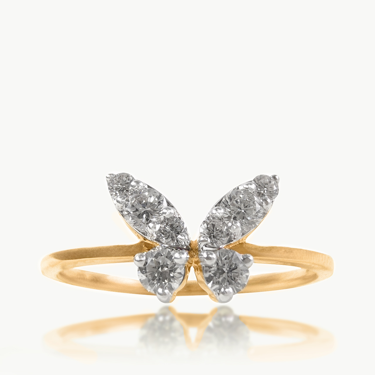 Little Butterfly Diamond Ring