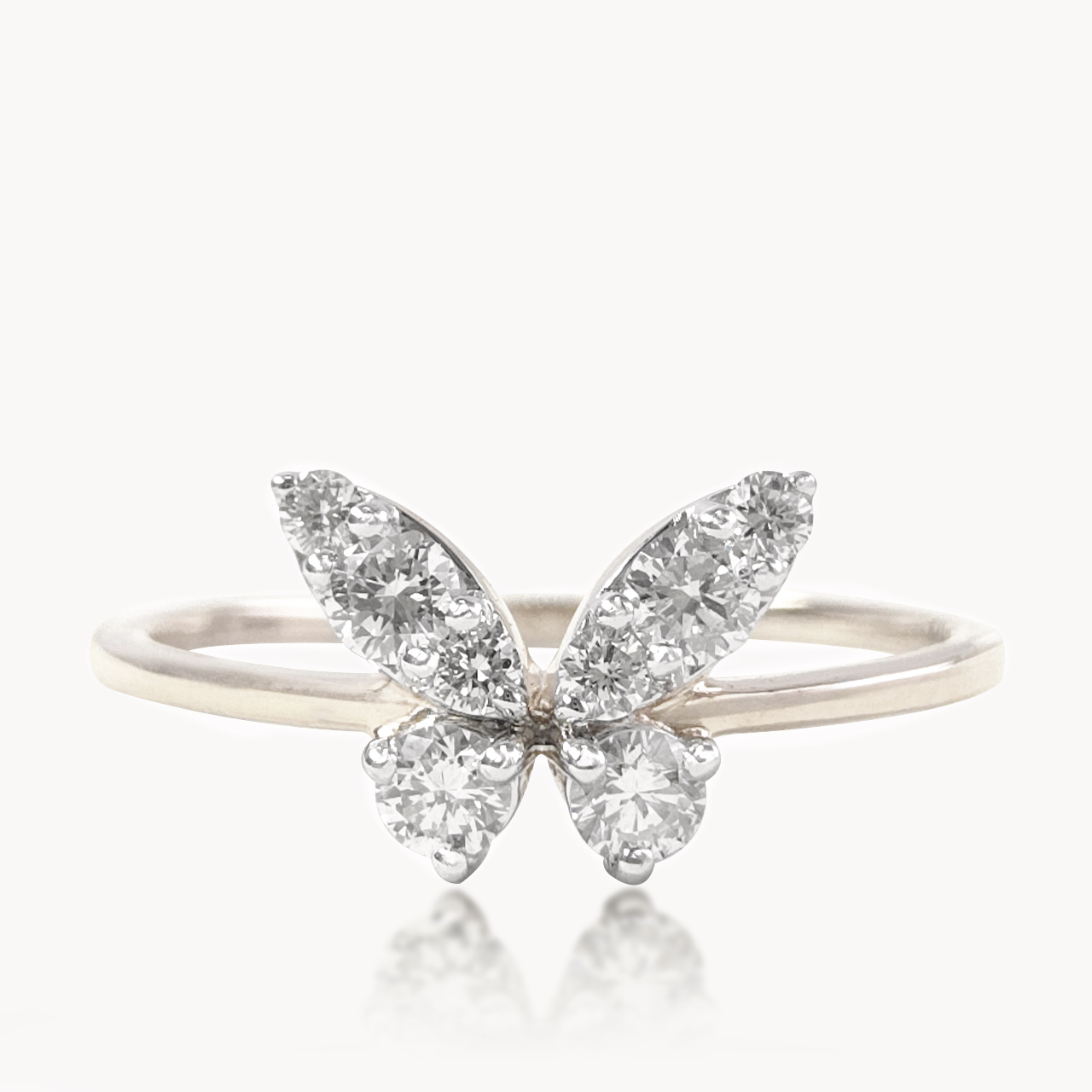 Little Butterfly Diamond Ring
