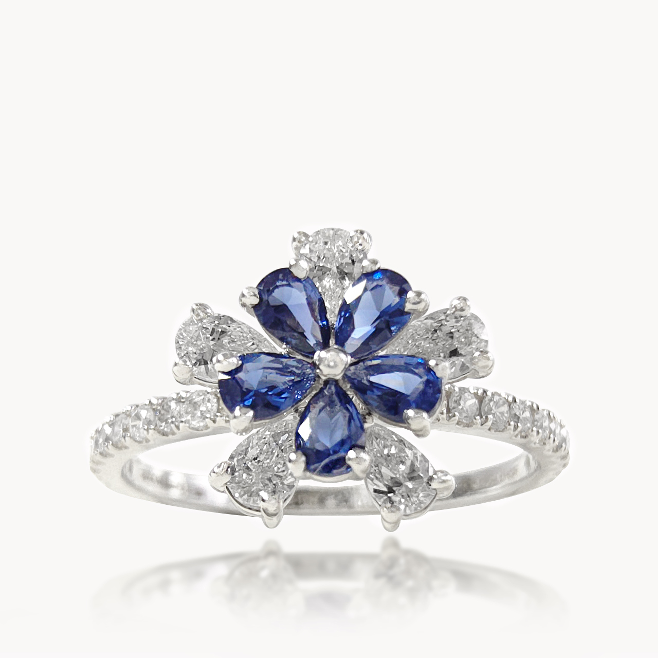 Blue Heirloom Engagement Ring