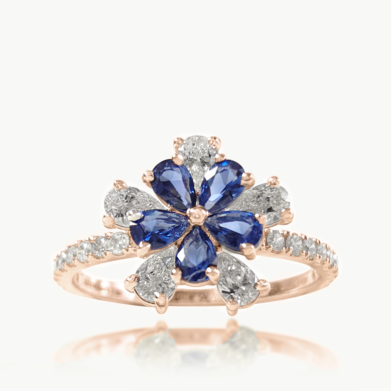 Blue Heirloom Engagement Ring