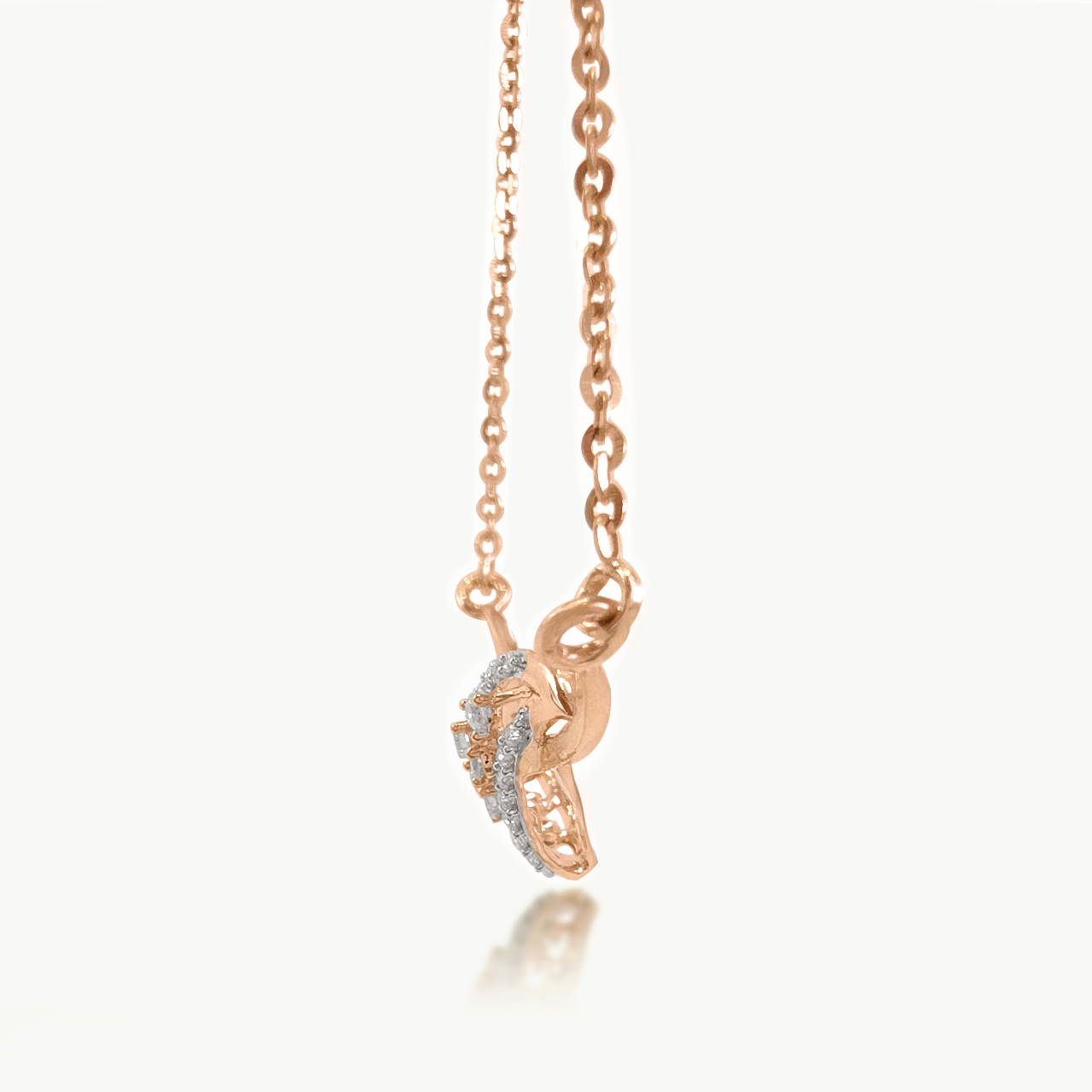 Celestial's curve Diamond Mini-Necklace