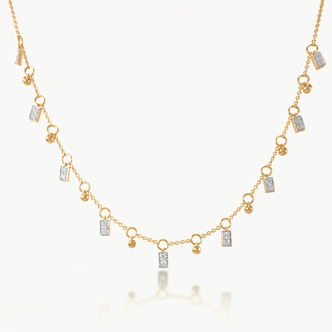 Eternal Candles Diamond Necklace