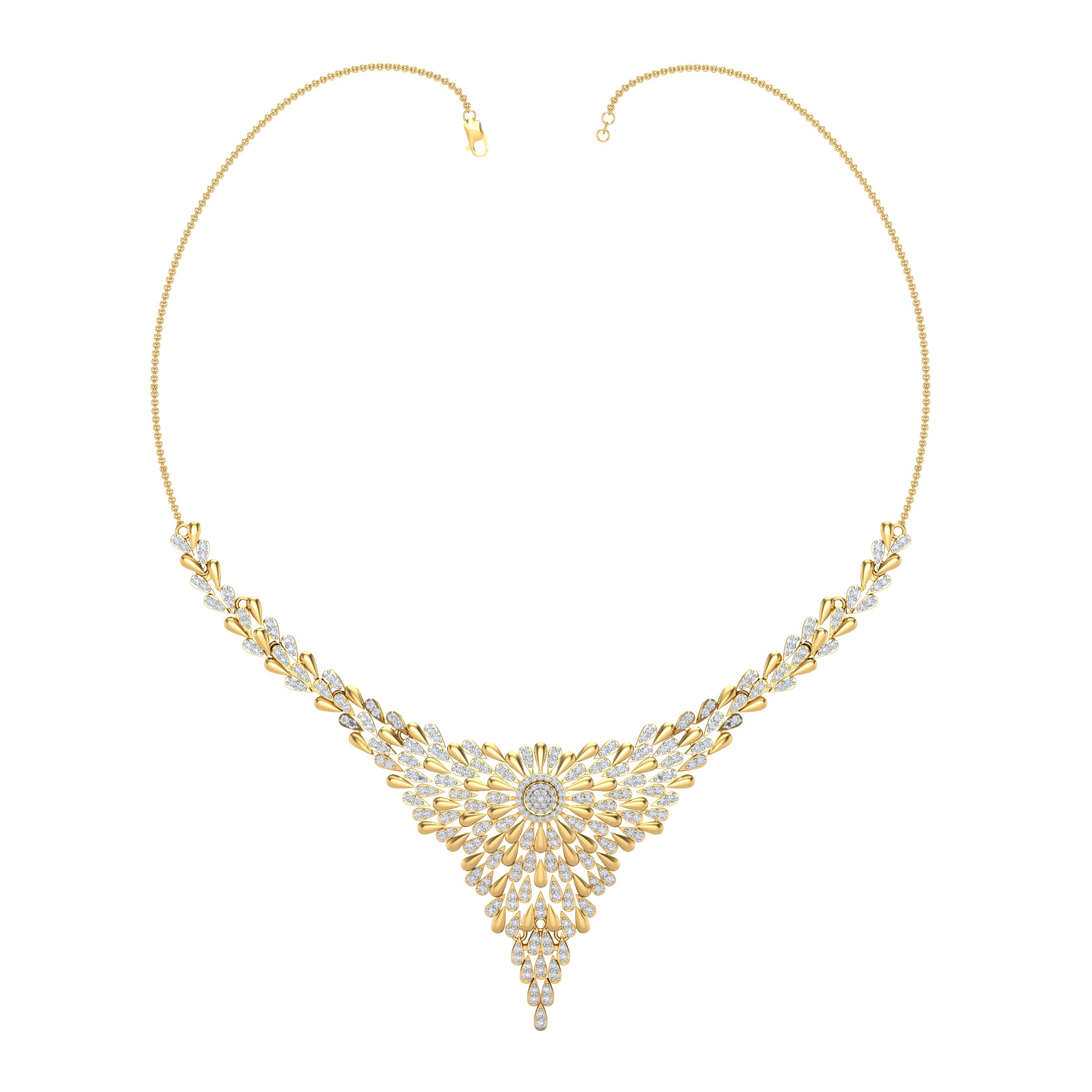 Imara Studded Diamond Necklace For Her