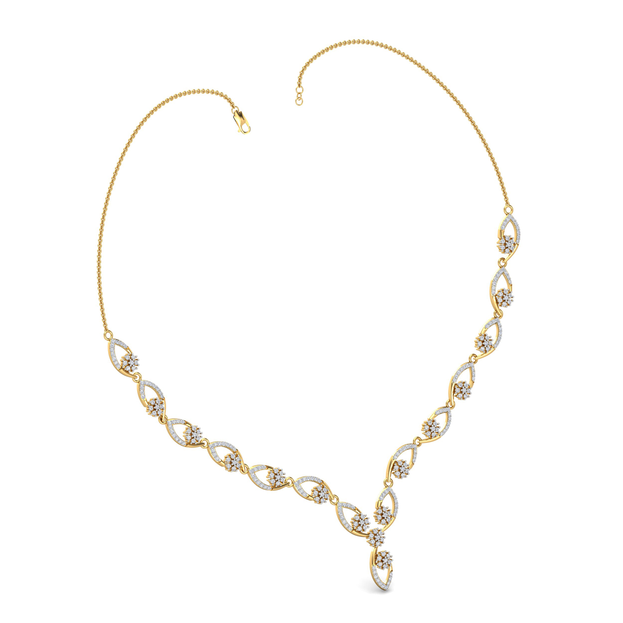 Buy Delicate Diamond Necklace Online 