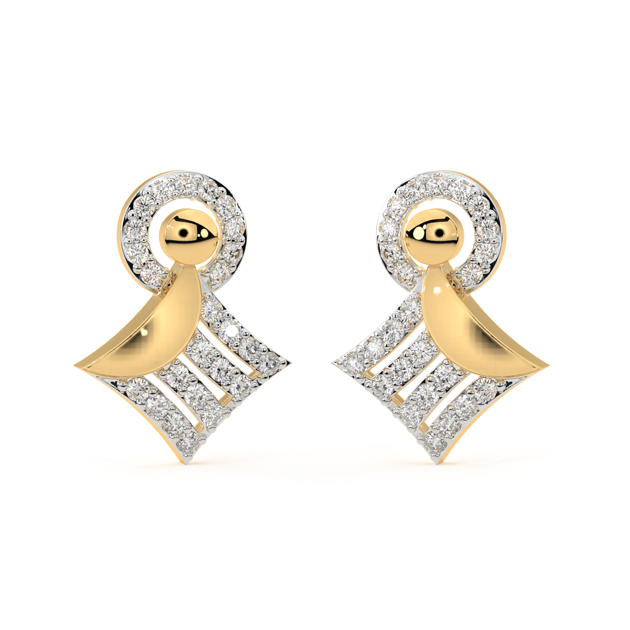 Stud Gold Earrings Designs with Price and Weight || Gold Studs Designs|  Indhus Jewellery col… | Gold earrings for kids, Gold earrings designs, Gold  jewellery design