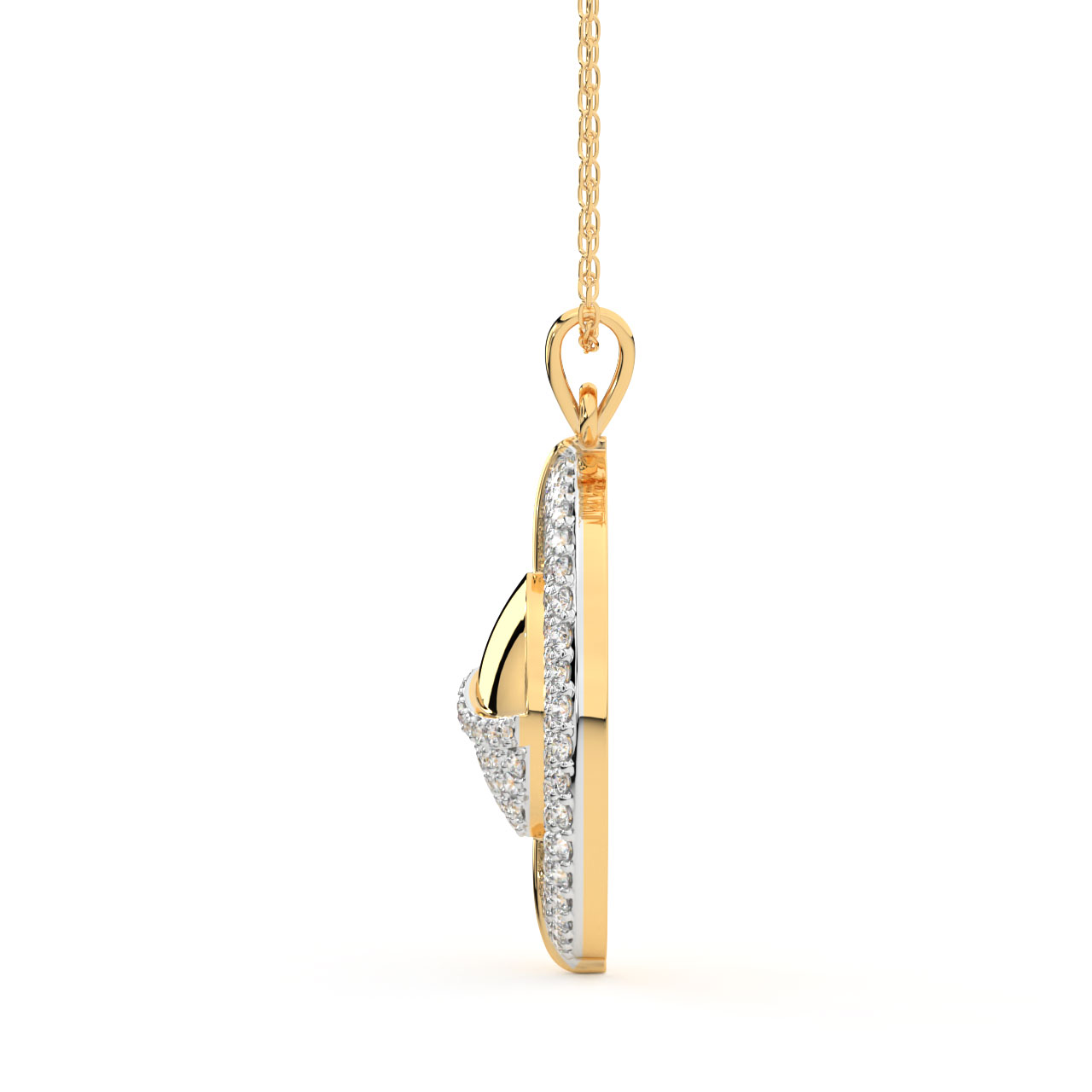 Jena Round Diamond Office Wear Pendant