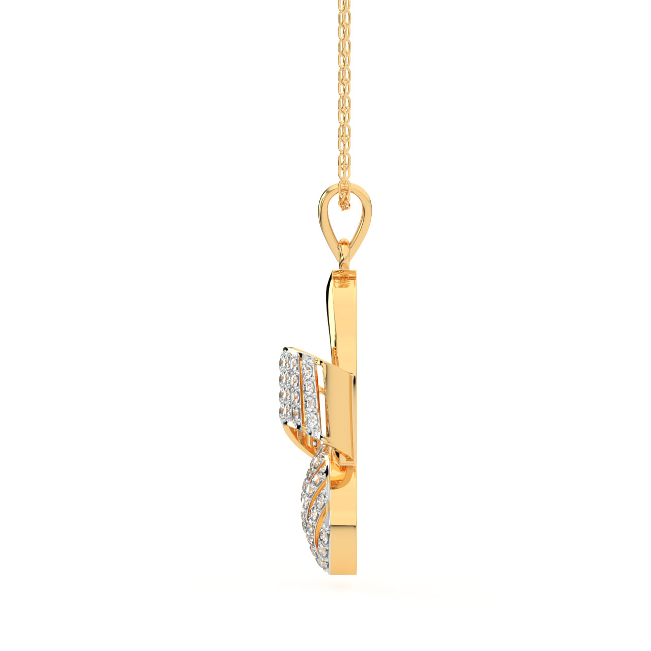 Ture Diamond Office Wear Pendant