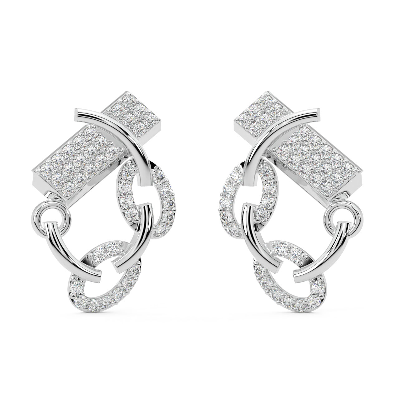 Shian Round Diamond Stud Earrings | Anniversary Gifts