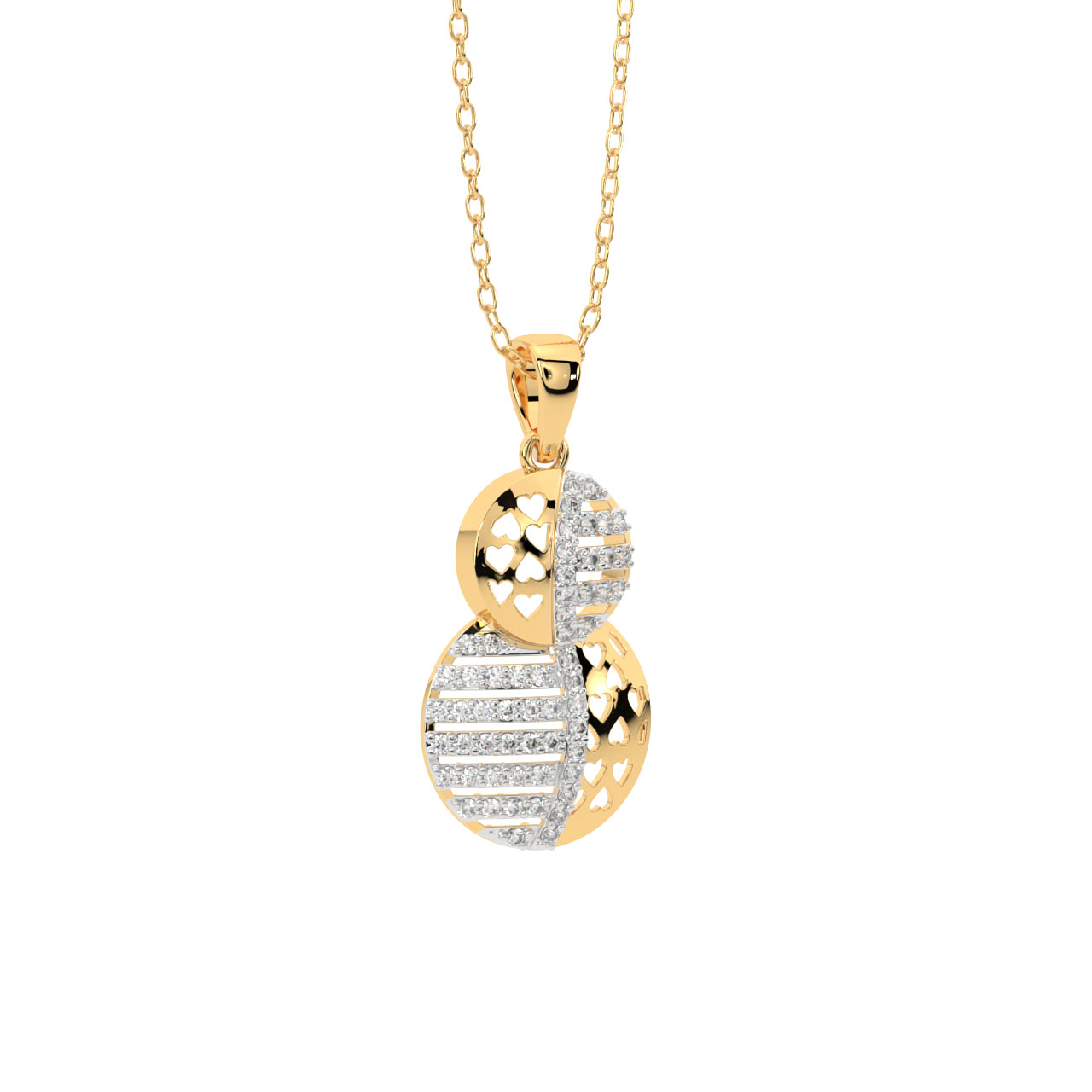 Irvin Round Diamond Office Wear Pendant