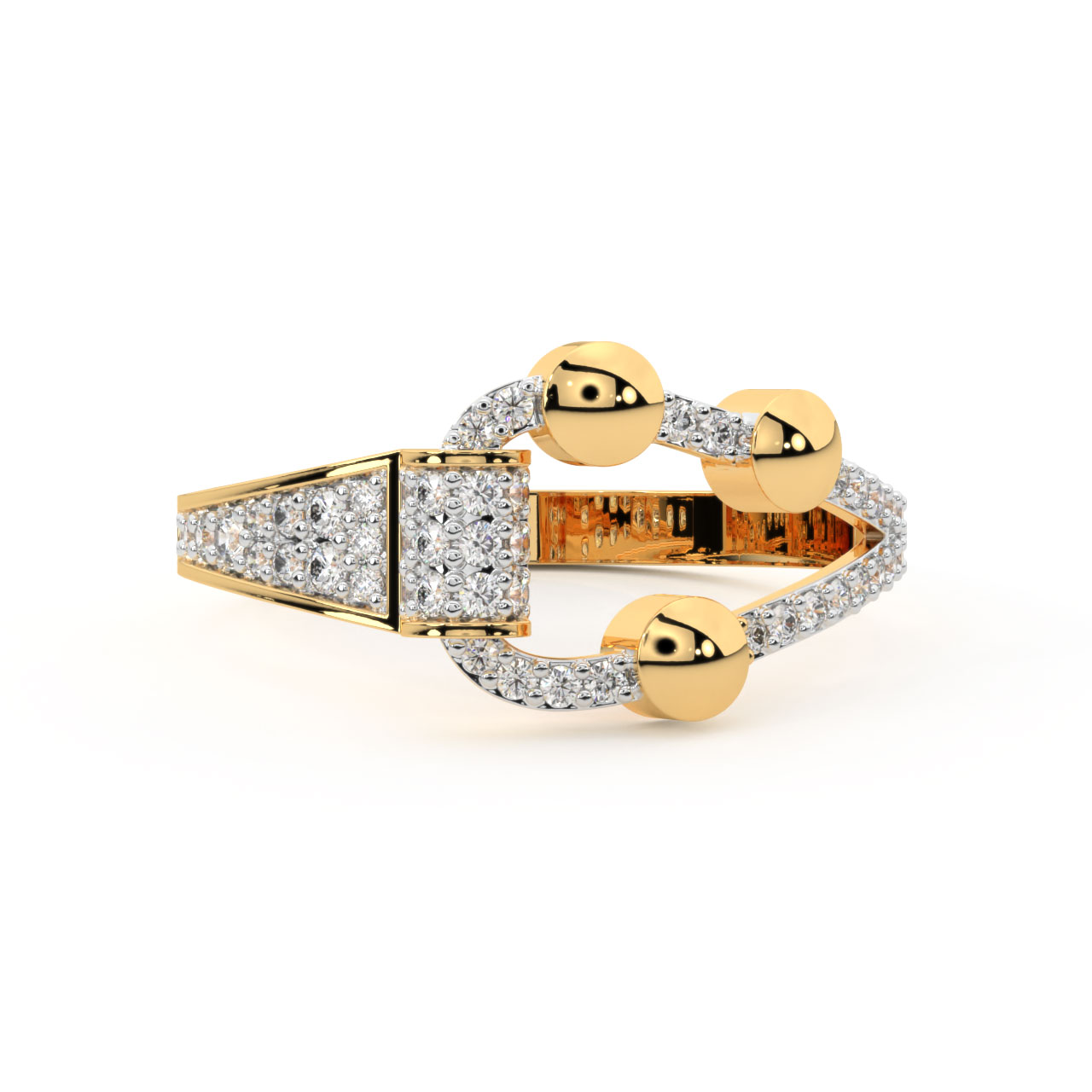 Yasmine Round Diamond Engagement Ring