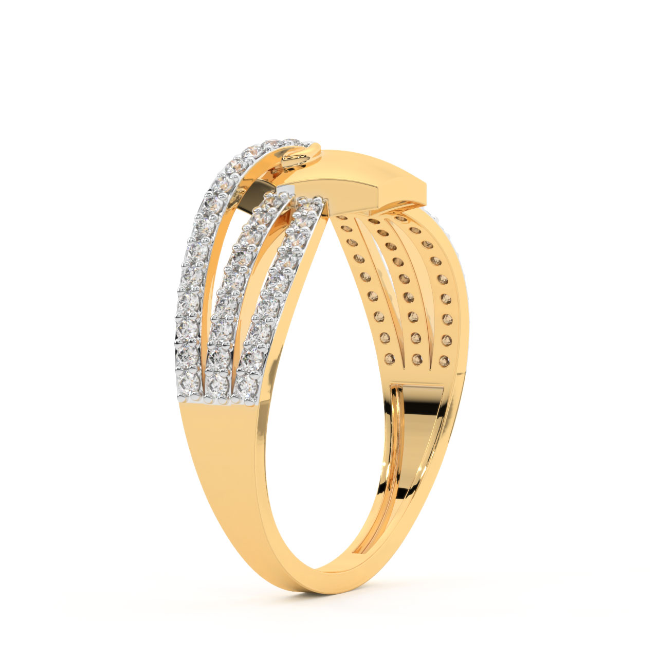 Mack Round Diamond Engagement Ring