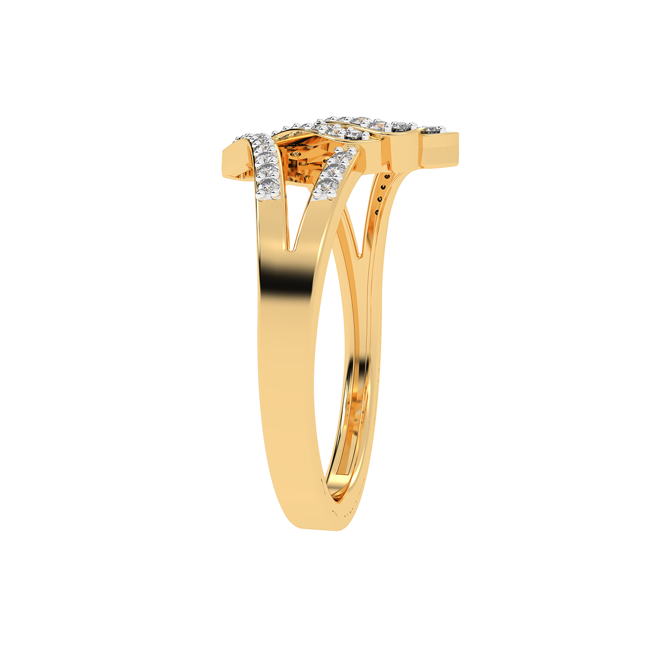 Amara Gleaming Lines Diamond Ring