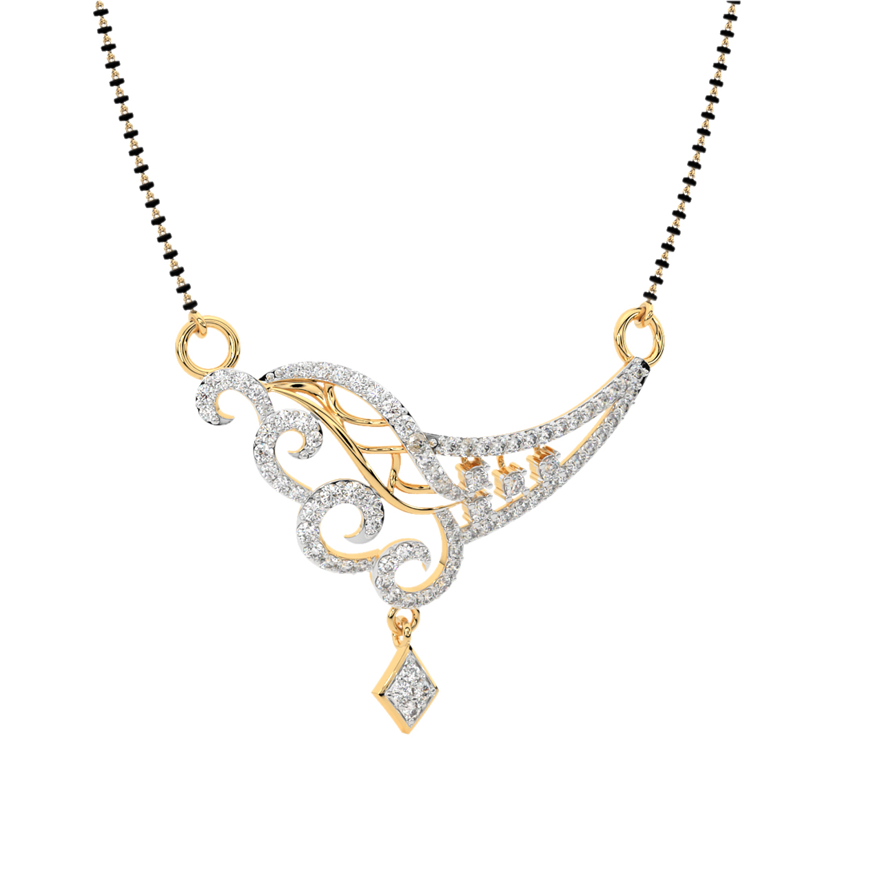 Stylish Mangalsutra Design In Gold