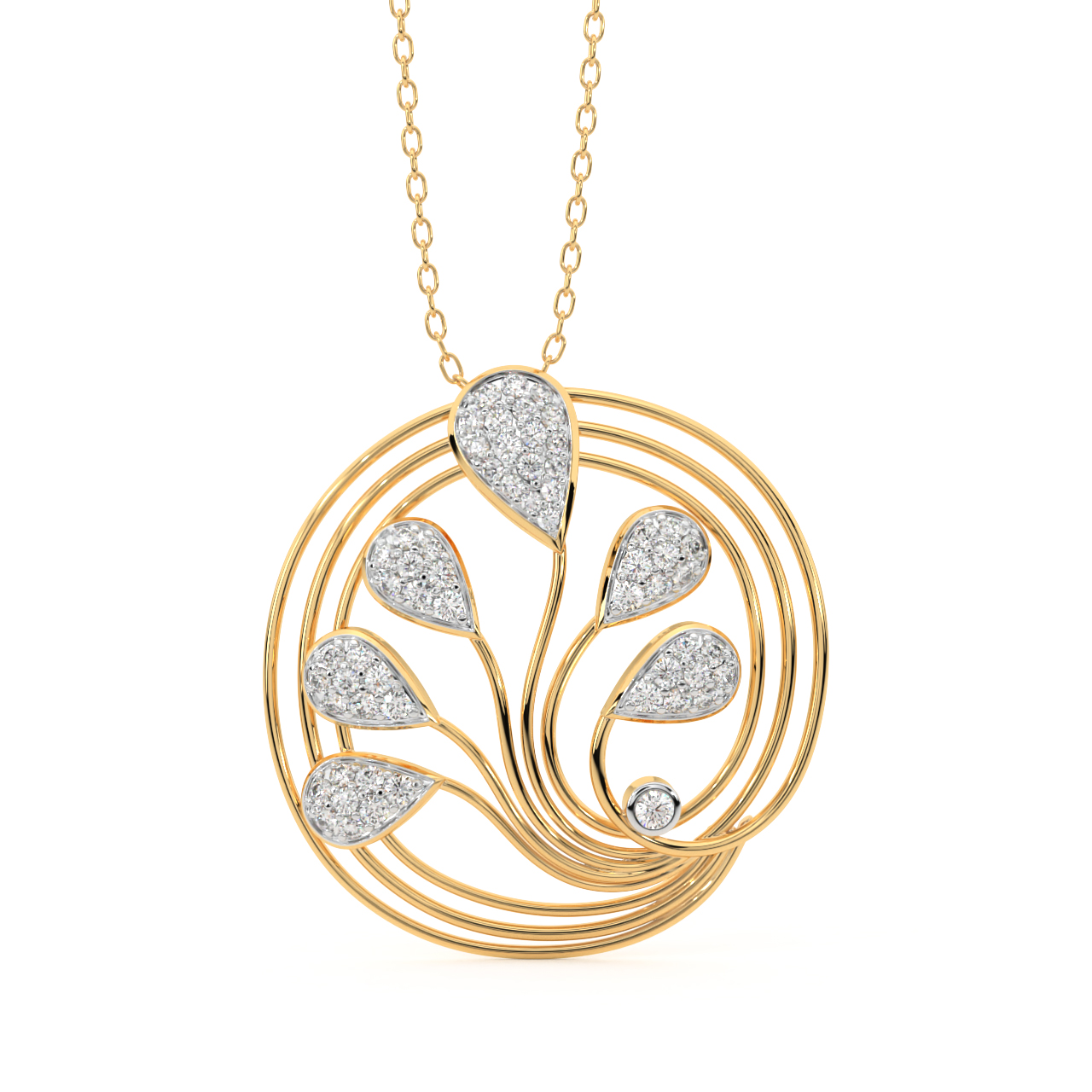 Inspired By Nature Diamond Pendant