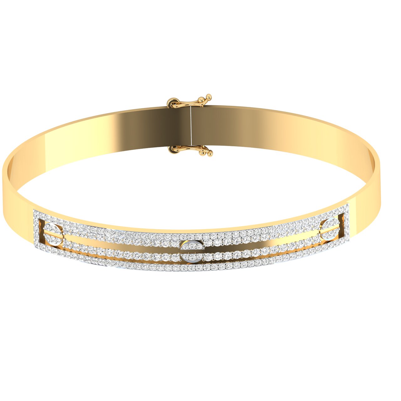 Gold Aww So Cute Bracelet For Men