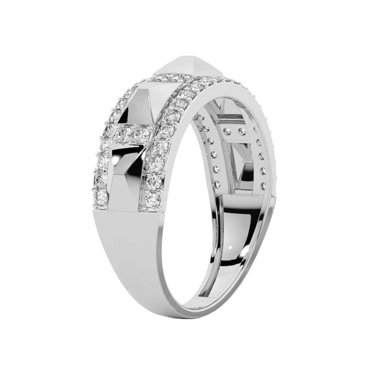 Hilltop Design Diamond Ring For Men