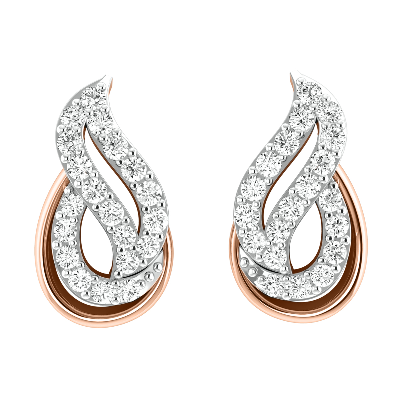 Iksha Diamond Stud Earrings