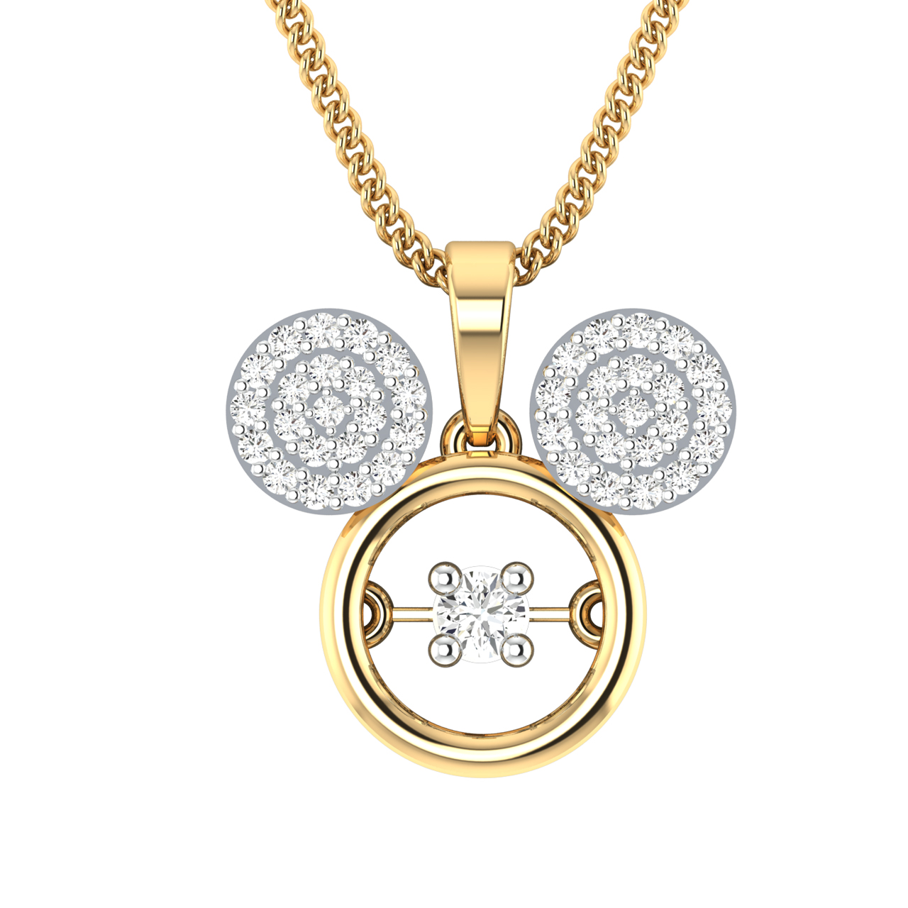 Dancing Mickey Mouse Pendant