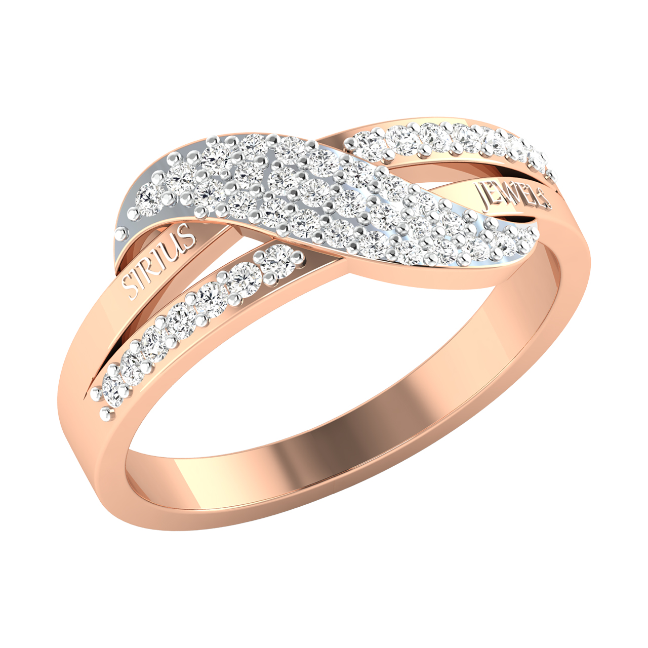 The Customized Name Diamond Ring