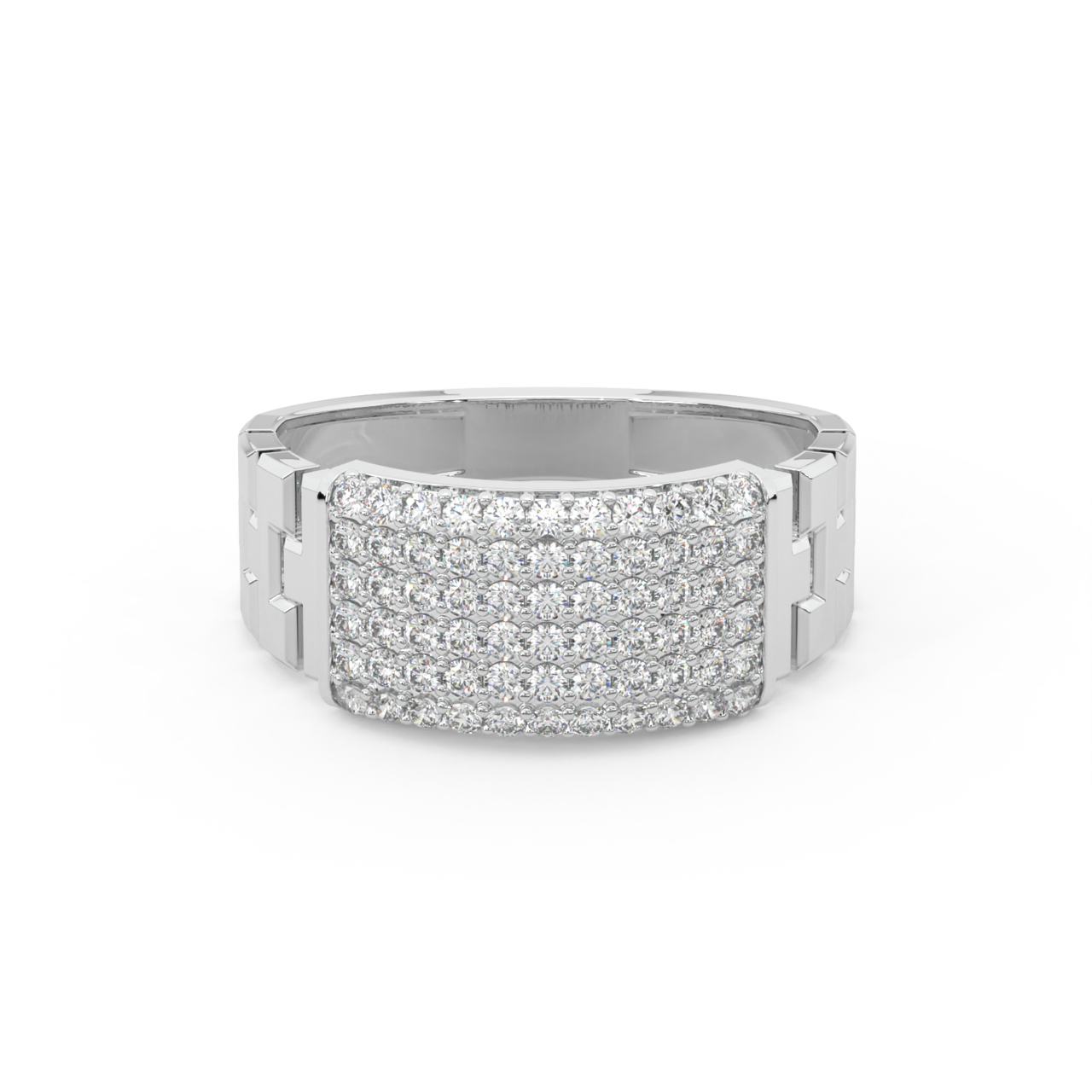 Minimalistic Diamond Ring For Men