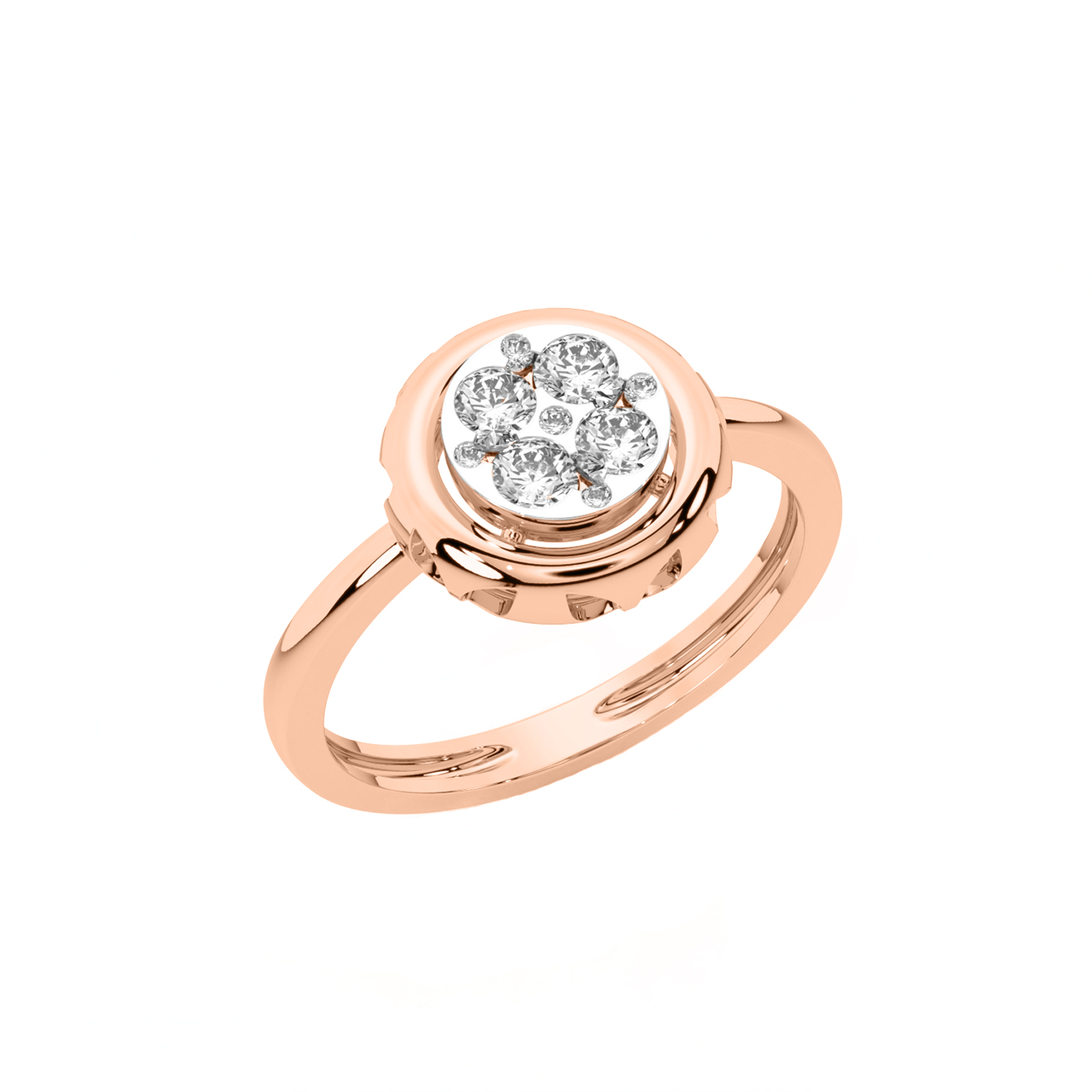 Gleaming Diamond Engagement Ring