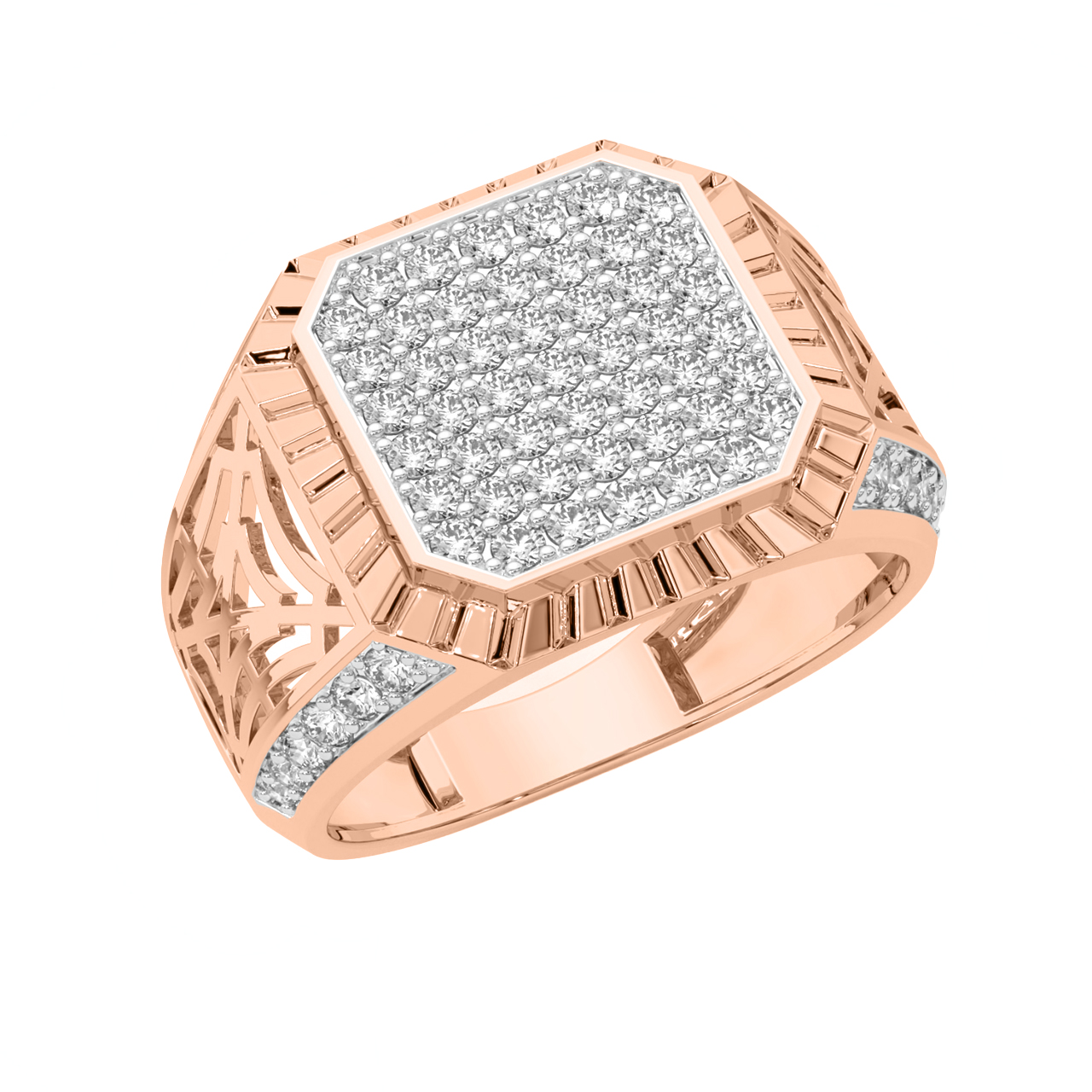 Octagon Design Ring For Men
