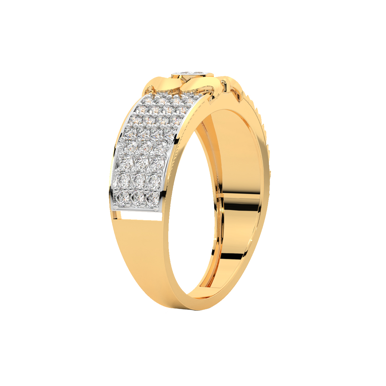 Buy quality Gold ring design for men with stone in Pune