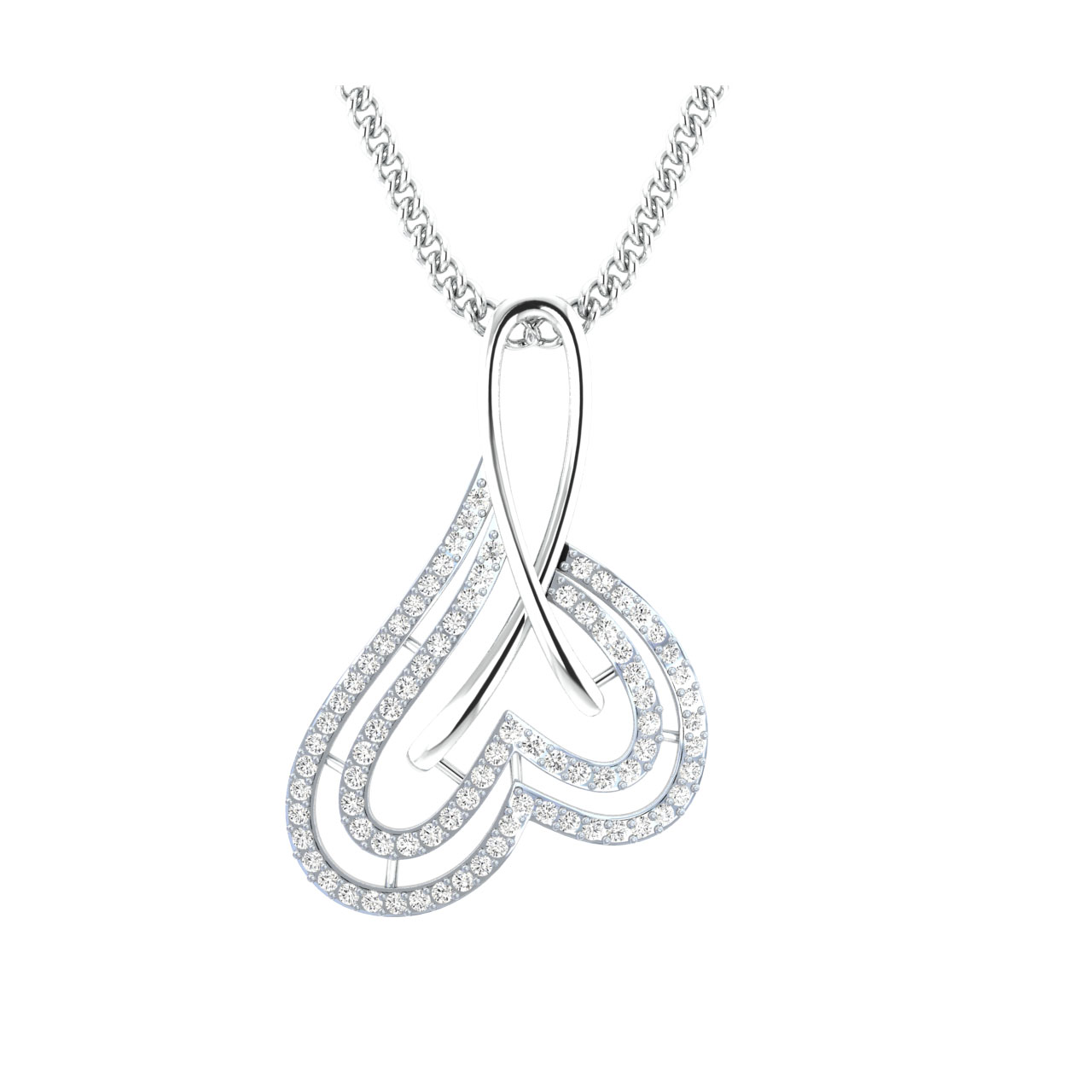 Neil Round Diamond Office Wear Pendant