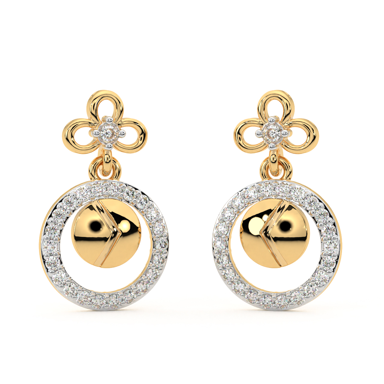 The Ring Ray Diamond Earrings