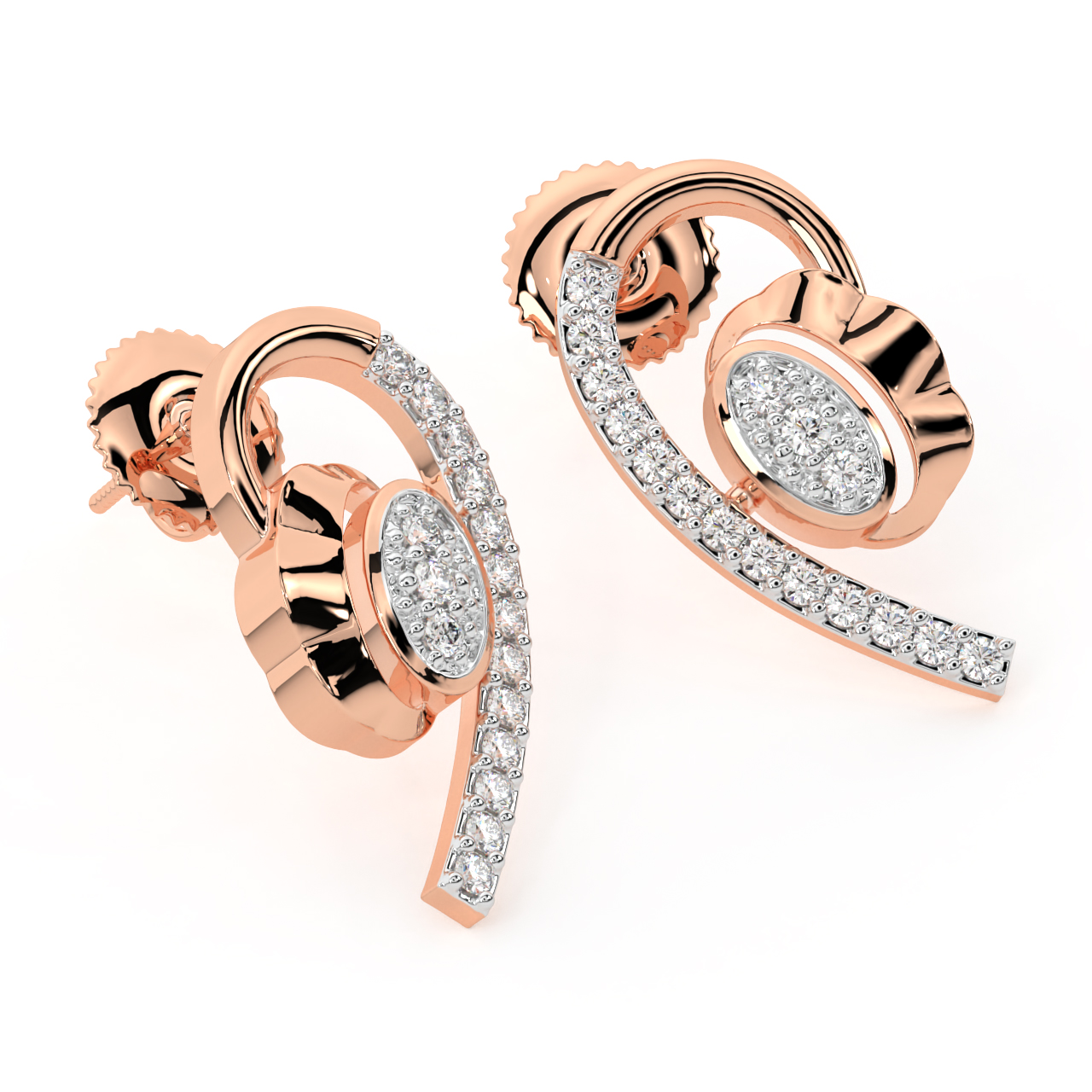 The Gorgeously Grecian Diamond Earrings