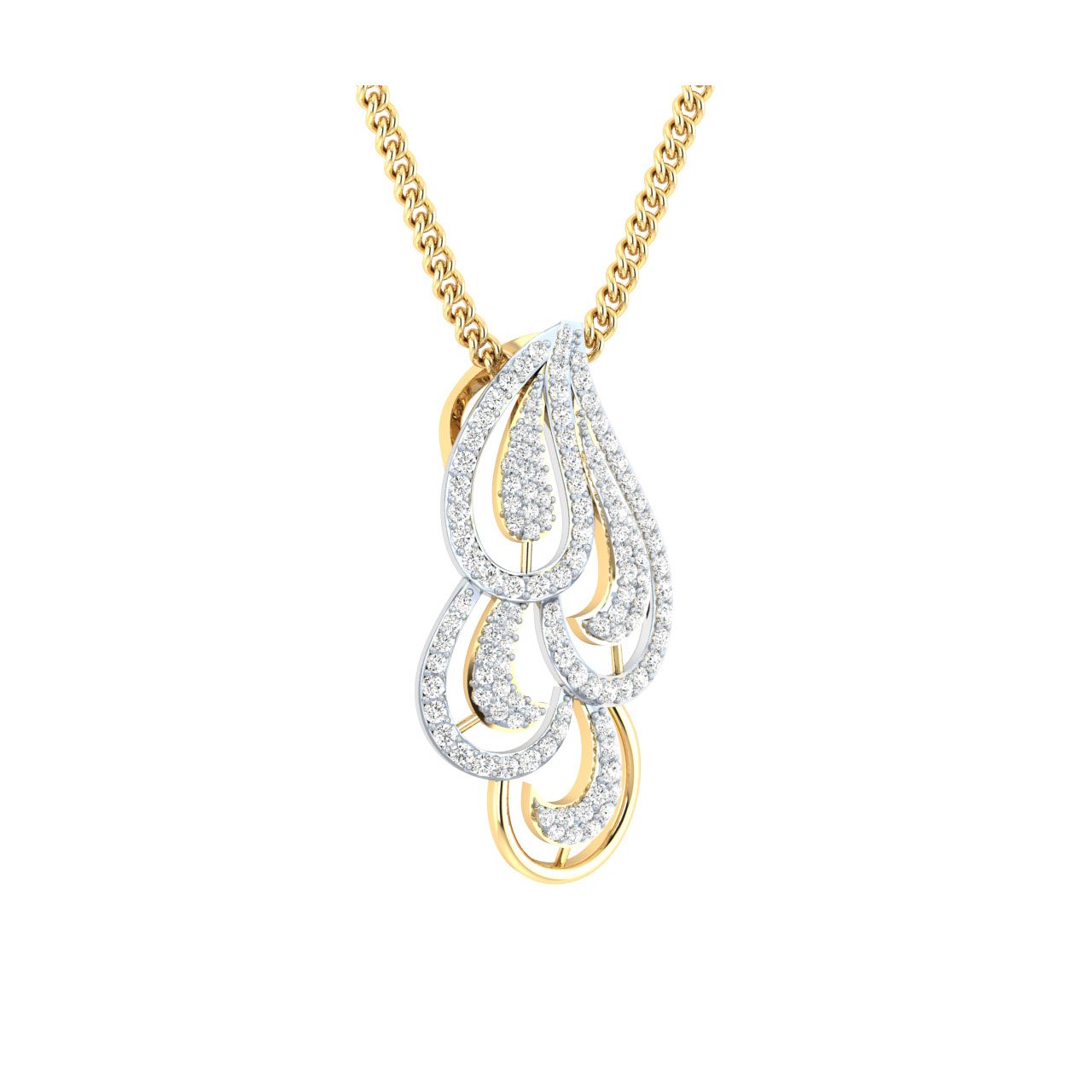 Agha Round Diamond Pendant