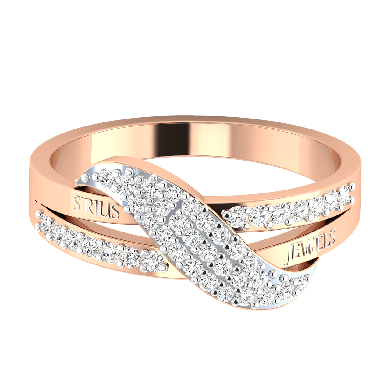 The Customized Name Diamond Ring