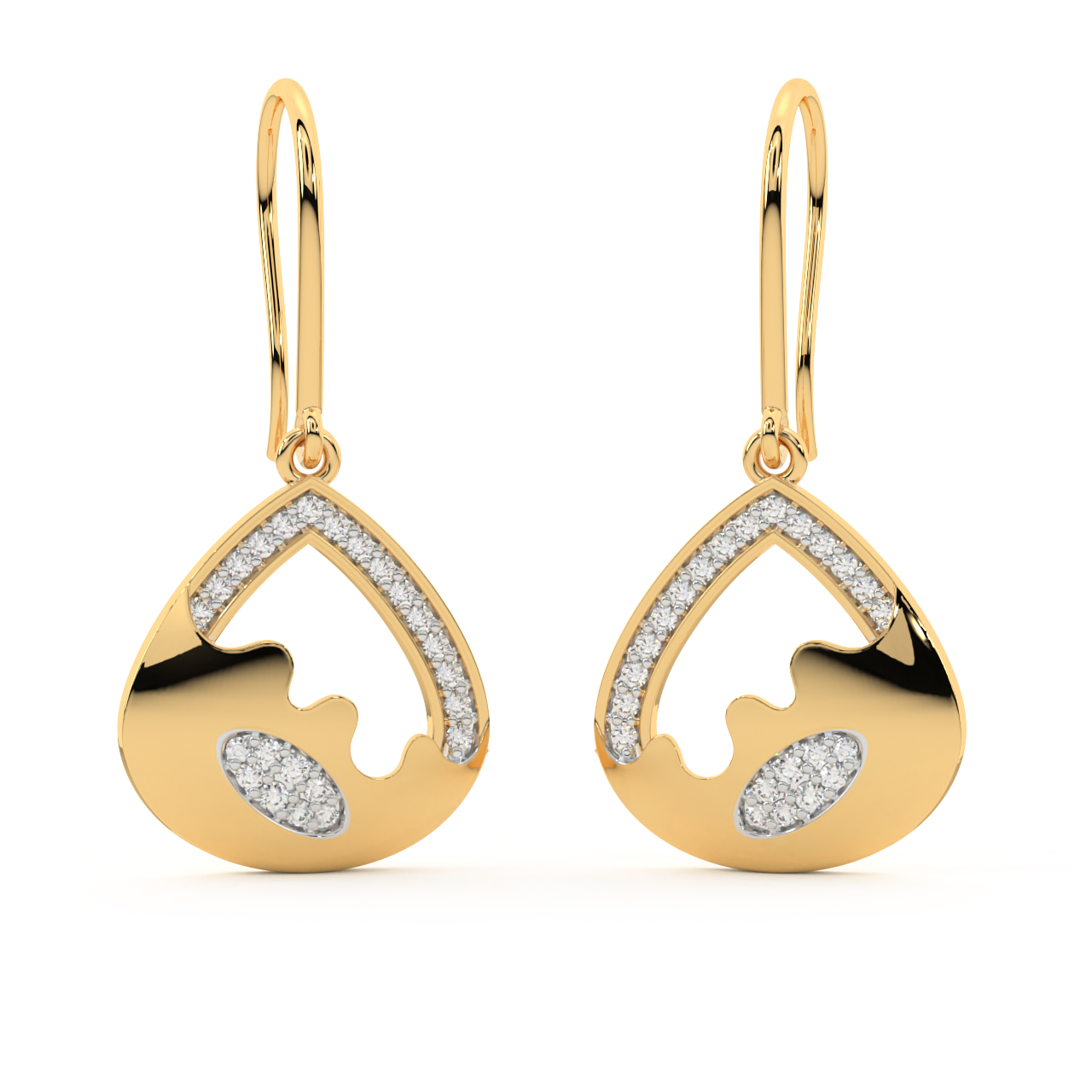 The Modern Revival Diamond Earrings