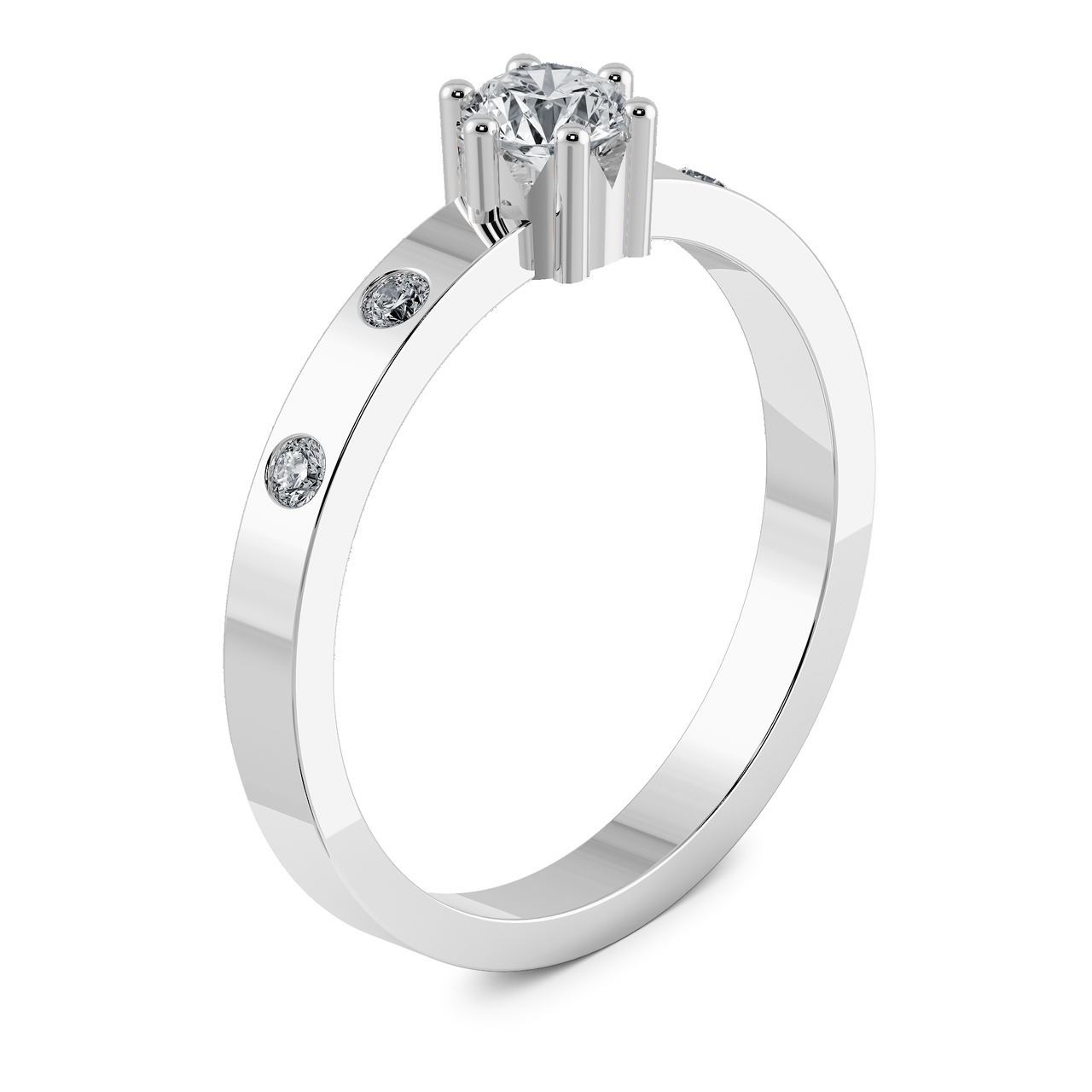 Victoria Diamond Solitaire Ring