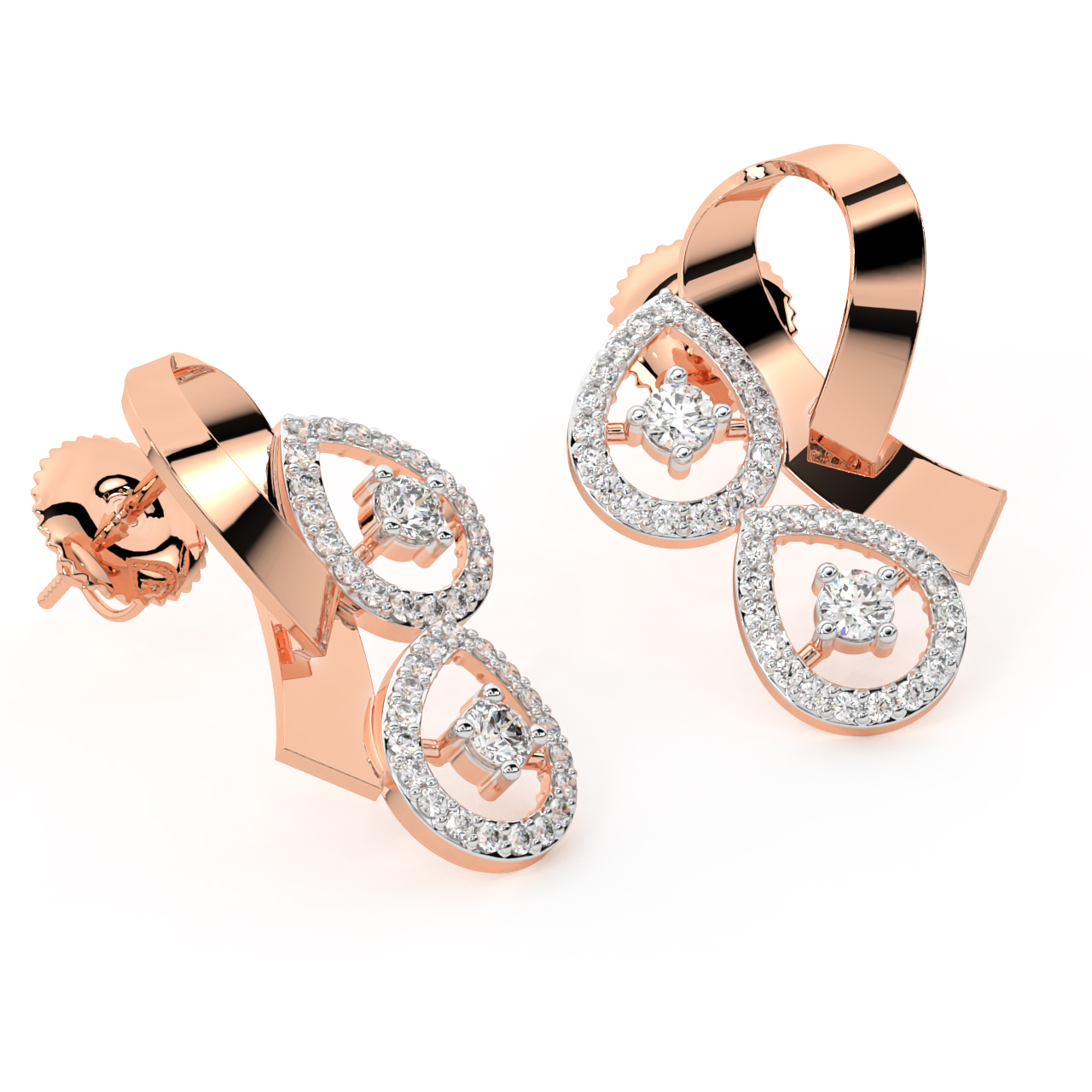 The Chic O Mania Diamond Earrings