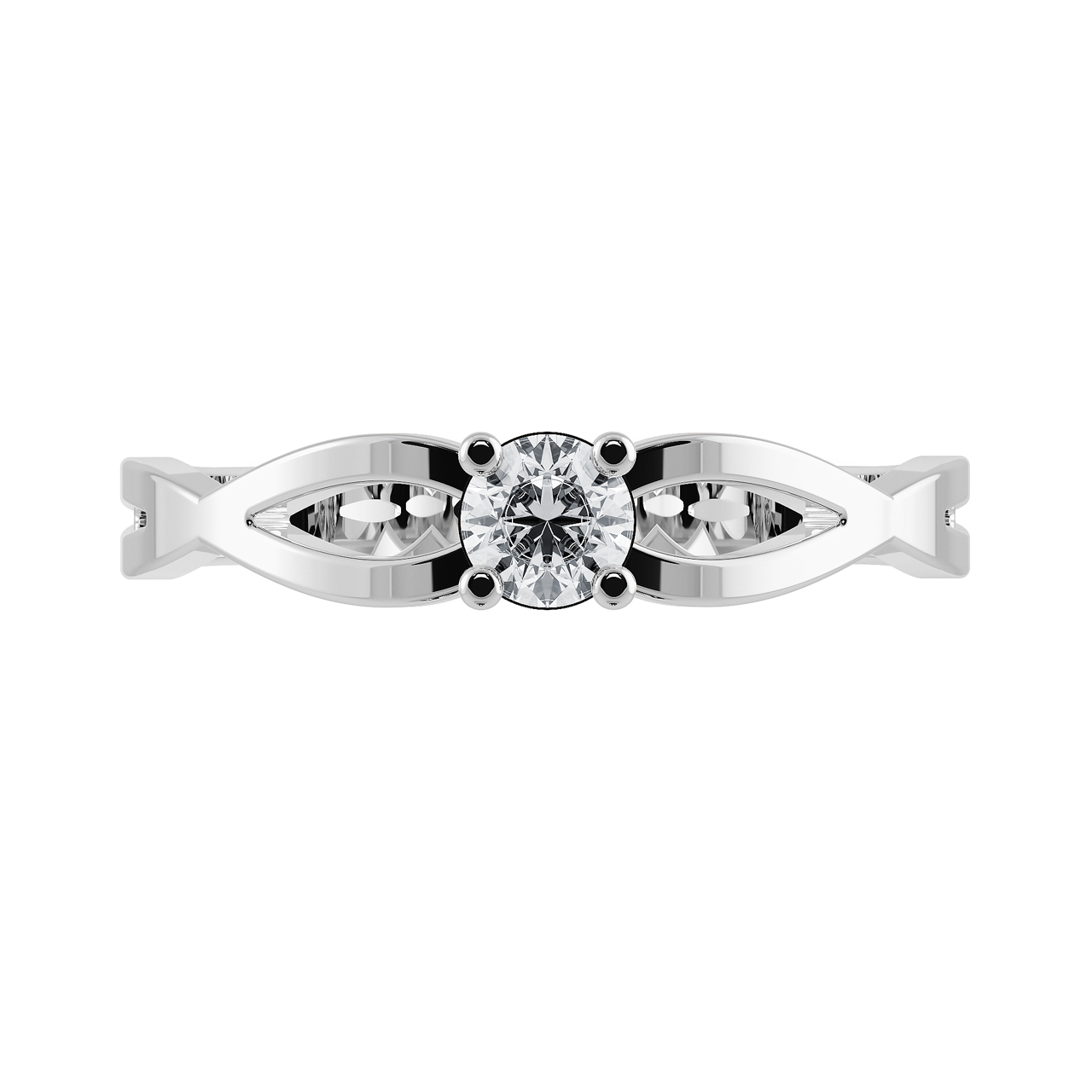 Royal Design Solitaire Ring