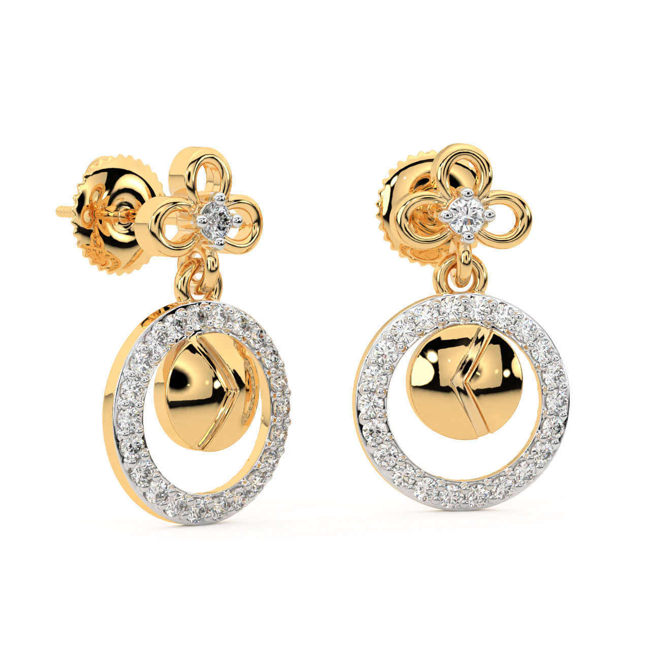 The Ring Ray Diamond Earrings