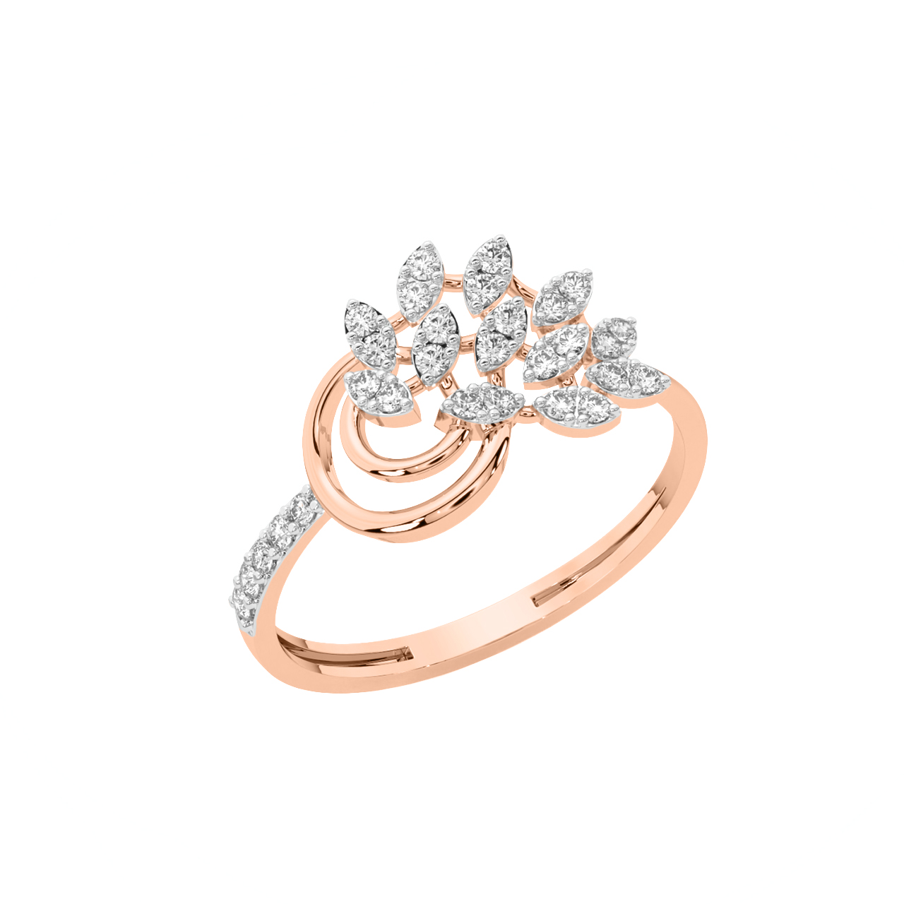 Twinkling Charming Diamond Ring