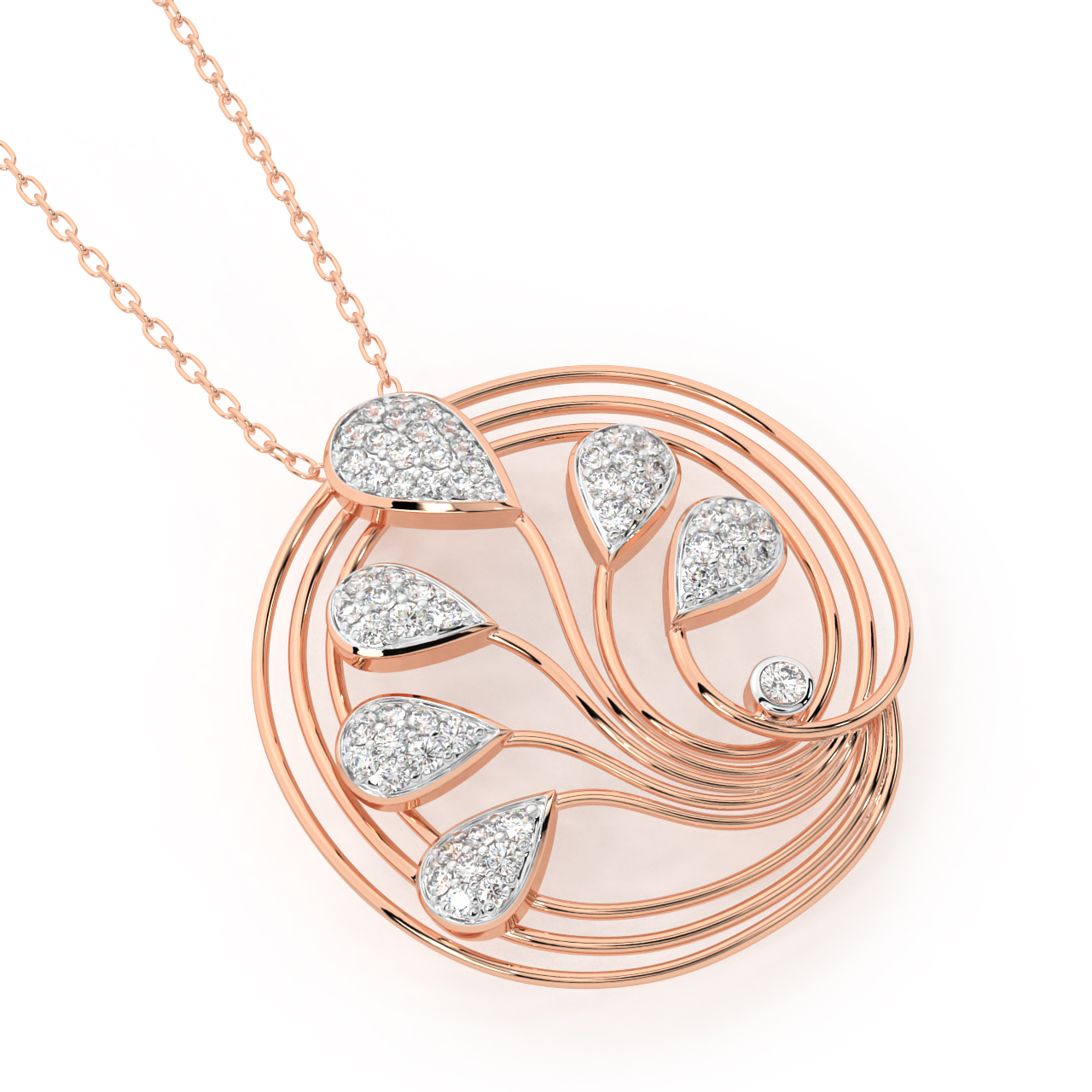 Inspired By Nature Diamond Pendant