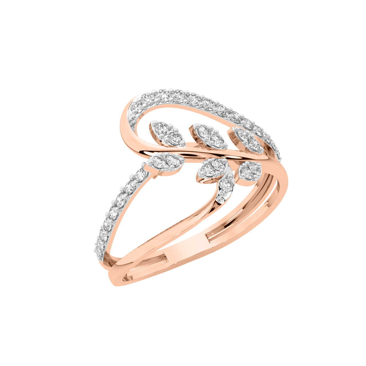 Petal Design Diamond Ring