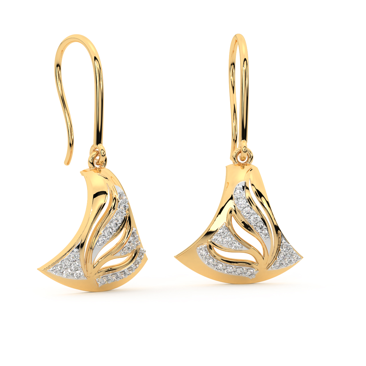 Sharp N Chic Diamond Earring